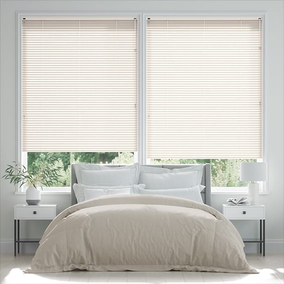 【カーテンレール可】エッセンス　フレンチクリーム アルミブラインド