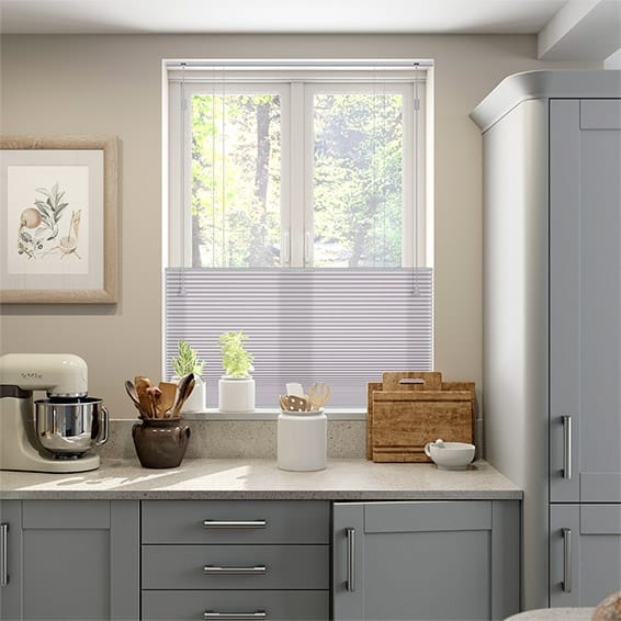 【カーテンレール可】採光トップダウンハニカム　ウィステリア シェード