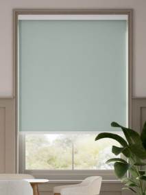 【カーテンレール可】遮光 アクア ロールスクリーン サムネイル写真