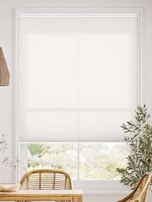  【カーテンレール可】コードレス採光トリプルハニカム クリームホワイト コードレスハニカム サムネイル写真