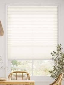  【カーテンレール可】コードレス採光トリプルハニカム パールホワイト コードレスハニカム サムネイル写真