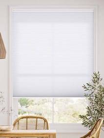  【カーテンレール可】コードレス採光トリプルハニカム ピュアホワイト コードレスハニカム サムネイル写真