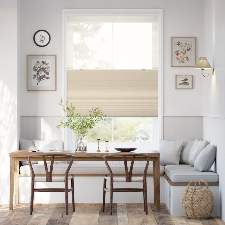 未使用 tuissハニカムシェードツイン(シアー/遮光) ツインハニカムシェード | 採光・遮光機能がひとつになった画期