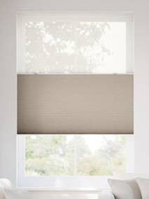 【カーテンレール可】コードレス ツインハニカム シアーペブル コードレスハニカム サムネイル写真