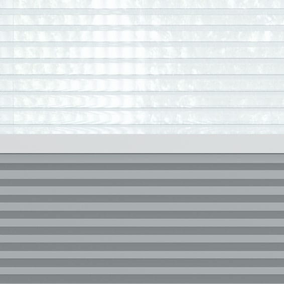 カーテンレール取り付け　ツインハニカム　シアーぺブル W850 D1200 カーテンレール可】ツインハニカム シアーぺブル ハニカムシェード