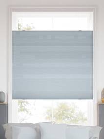 【カーテンレール可】コードレス 遮光 トップダウンハニカム ブルーヘイズ コードレスハニカム サムネイル写真