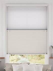 【カーテンレール可】ツインハニカム アイボリー ツインハニカムシェード サムネイル写真