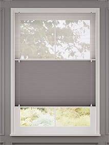 【カーテンレール可】ツインハニカム シアーダークグレー ツインハニカムシェード サムネイル写真