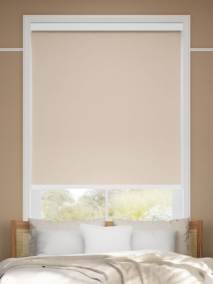 【カーテンレール可】遮光 ピンク ロールスクリーン サムネイル写真