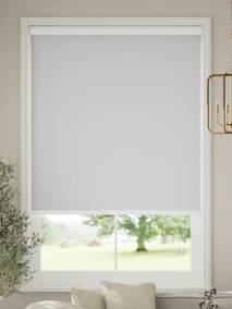 【カーテンレール可】遮光 ホワイト ロールスクリーン サムネイル写真