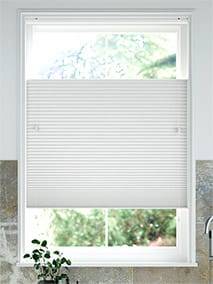 【カーテンレール可】遮光トップダウンハニカム チョーク トップダウンハニカム サムネイル写真