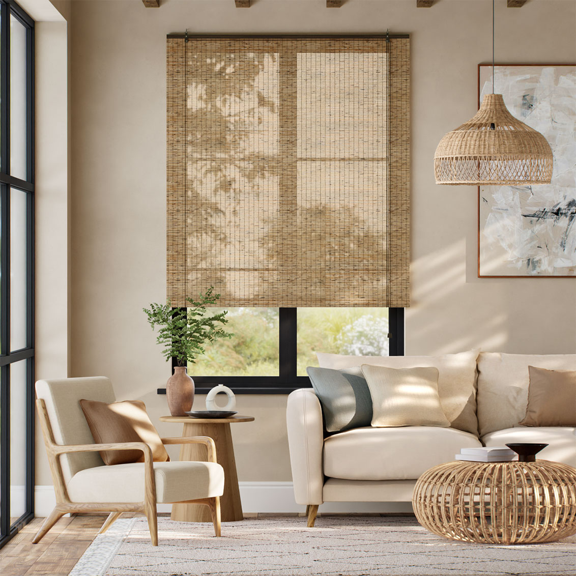 クスコ メープル すだれ ロールアップスクリーン