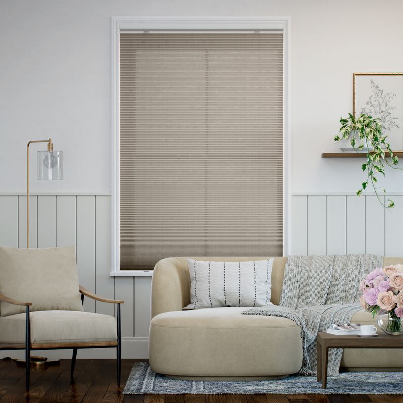 コードレス リネンツインハニカム リネンシアークリアホワイト