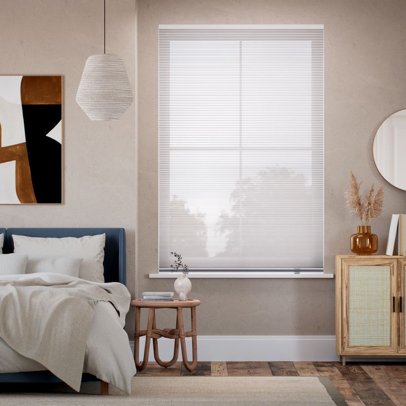 コードレス リネンツインハニカム リネンシアークリアホワイト
