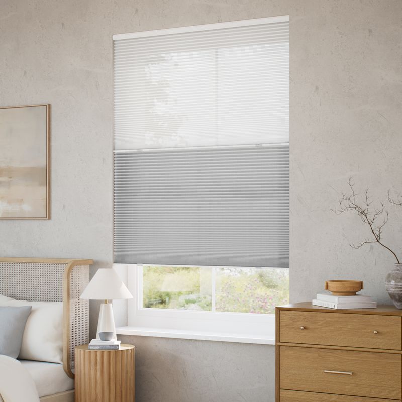コードレス リネンツインハニカム リネンシアークリアホワイト
