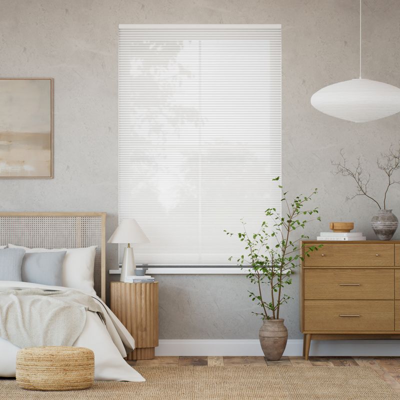 コードレス リネンツインハニカム リネンシアークリアホワイト