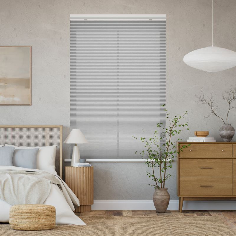 コードレス リネンツインハニカム リネンシアークリアホワイト