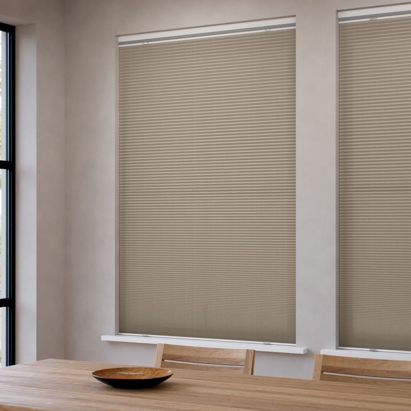 コードレス リネンツインハニカム リネンクリアホワイト × リネン