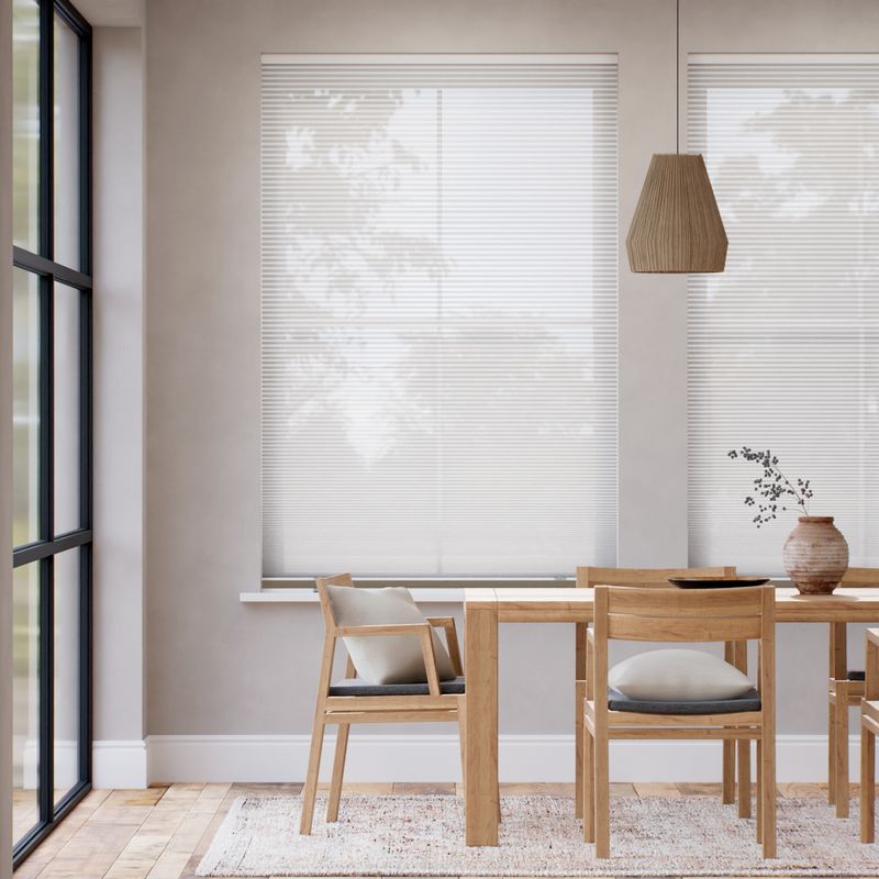 コードレス リネンツインハニカム リネンクリアホワイト × リネン