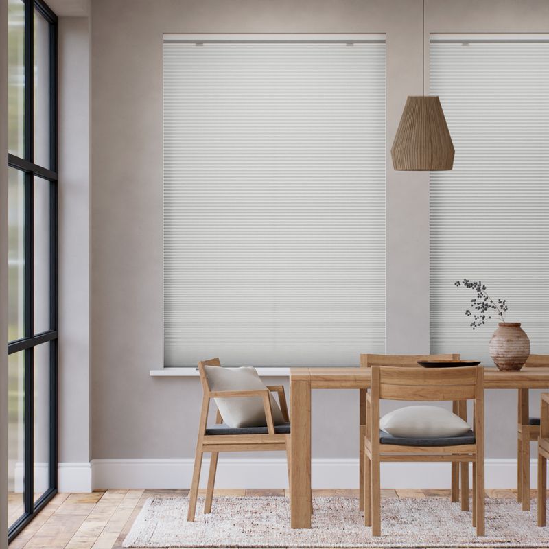 コードレス採光リネンハニカム モダンライトグレー シェード コードレス採光リネンハニカム モダンライトグレー ハニカムシェード