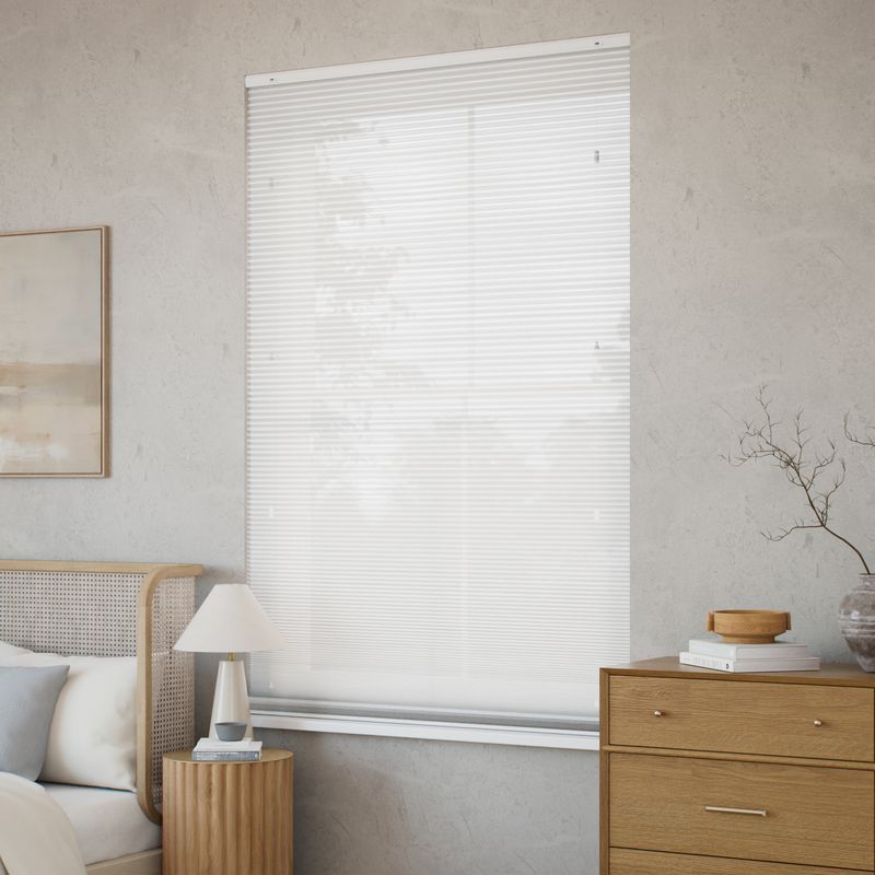 リネンツインハニカム リネンシアークリアホワイト × リネンモダン