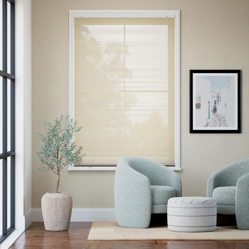 リネンツインハニカム リネンシアーベージュ × リネンストーン