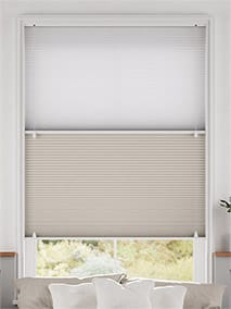 ツインハニカムシェード（採光/遮光） | 採光生地と遮光生地がひとつに