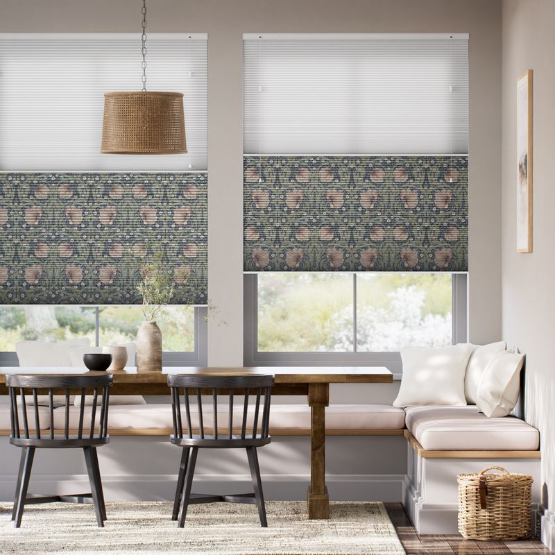 ツインハニカム ウィリアムモリス ピンパーネル ブラッシュ シェード