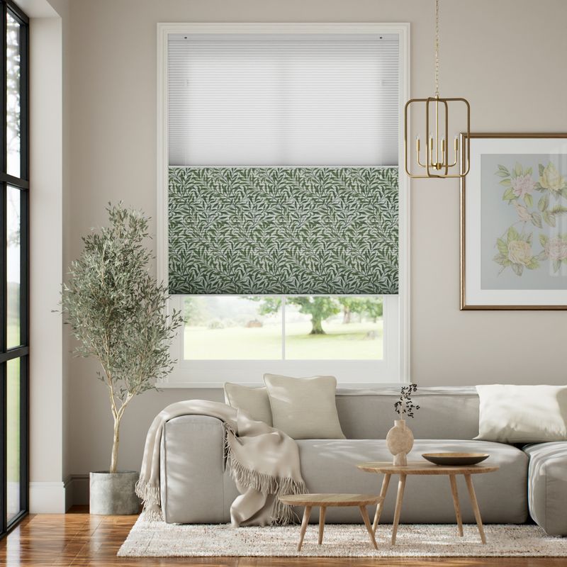 ツインハニカム ウィリアムモリス ウイローバウ バイン シェード