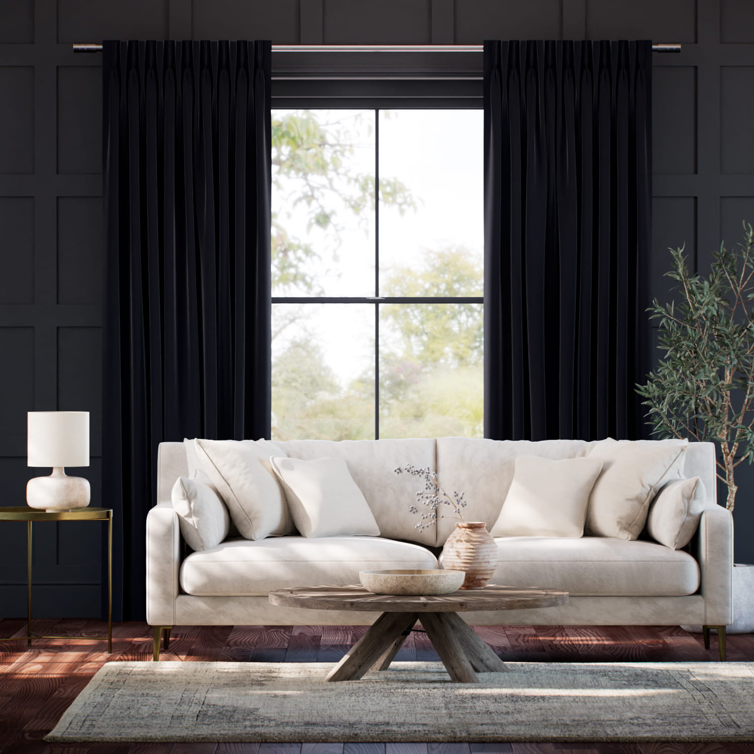 遮光 くろつき カーテン