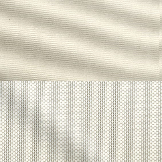 ダブルロールカーテン 、遮光ファッジ＆リネン ダブルロールスクリーン