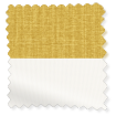 カバンディッシュ 遮光ミモザゴールド＆リネン ダブルロールスクリーン サンプルの写真