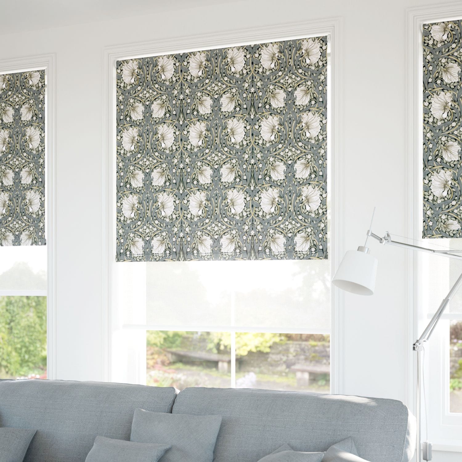 ウィリアムモリス ヴァイン vine スクエアプレート 2枚 無料壁紙