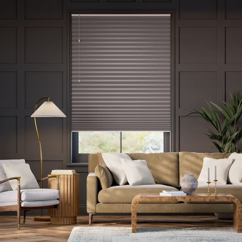 マックス・遮光ハニカム ダークグレー ハニカムシェード