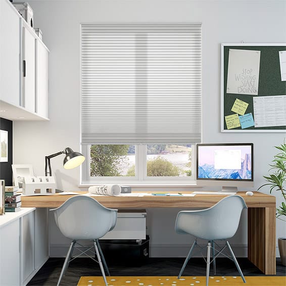 コードレス採光ハニカム　グレー ハニカムシェード