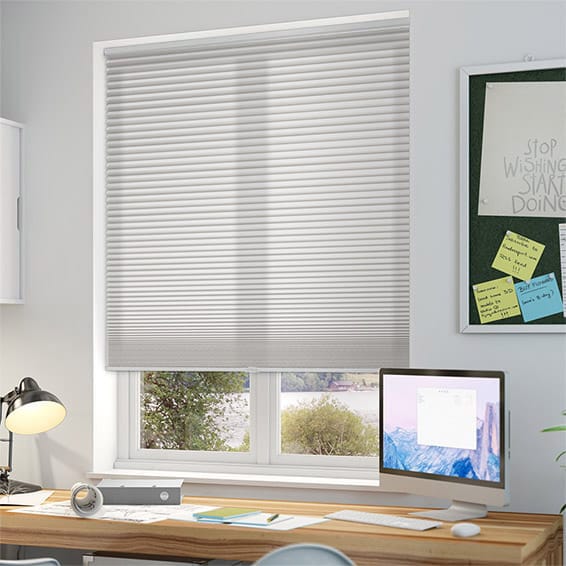 コードレス採光ハニカム グレー ハニカムシェード