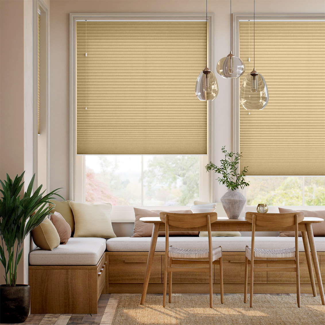 採光ハニカム リリス ゴールド ハニカムシェード