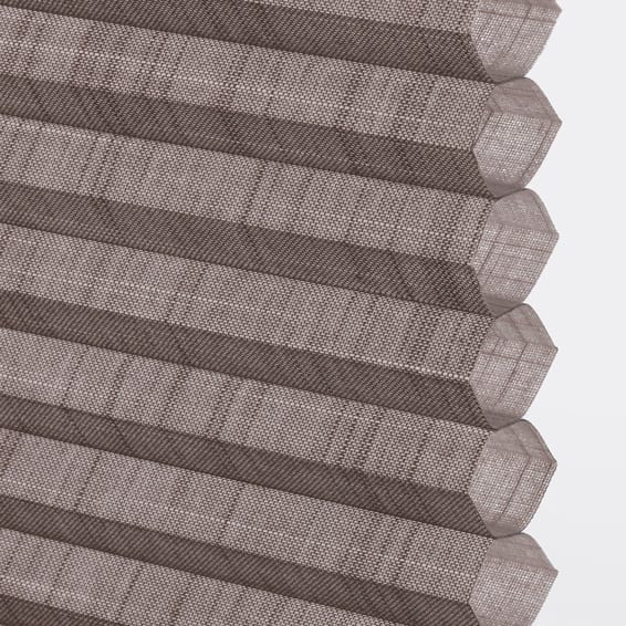 採光リネンハニカム モダンブラウン ハニカムシェード