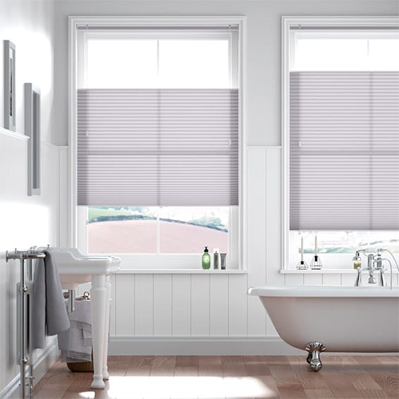 採光トップダウンハニカム　ウィステリア シェード