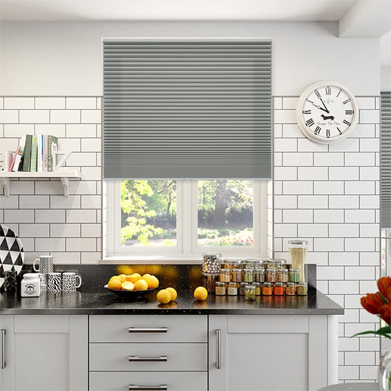 コードレス遮光ハニカム　ニッケルグレー ハニカムシェード