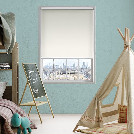 エクリプス 遮光 アイスホワイト ロールスクリーン