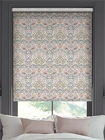 電動 ウィリアムモリス いちご泥棒 ローズチョーク ロールスクリーン サムネイル写真