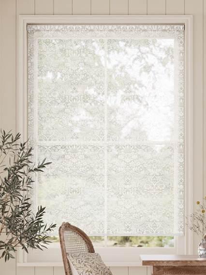 電動 ウィリアムモリス いちご泥棒 ムーンライト ボイル ロールスクリーン サムネイル写真