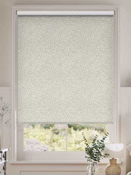 電動 ウィリアムモリス ウイロー ポーセリン ロールスクリーン サムネイル写真