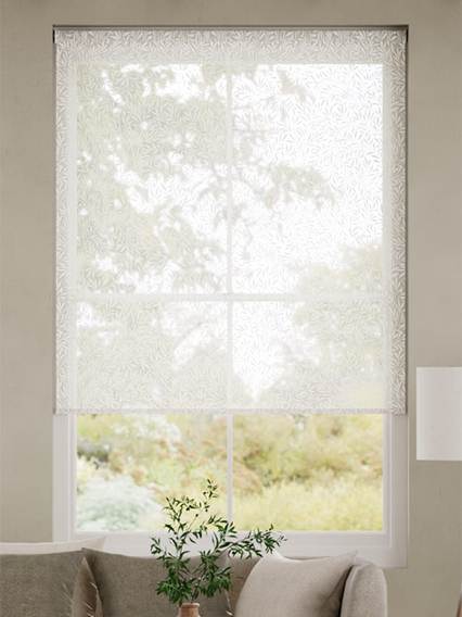 電動 ウィリアムモリス ウイロー ペブル ボイル ロールスクリーン サムネイル写真