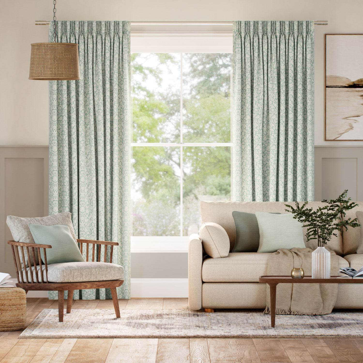 エレニ セージ カーテン