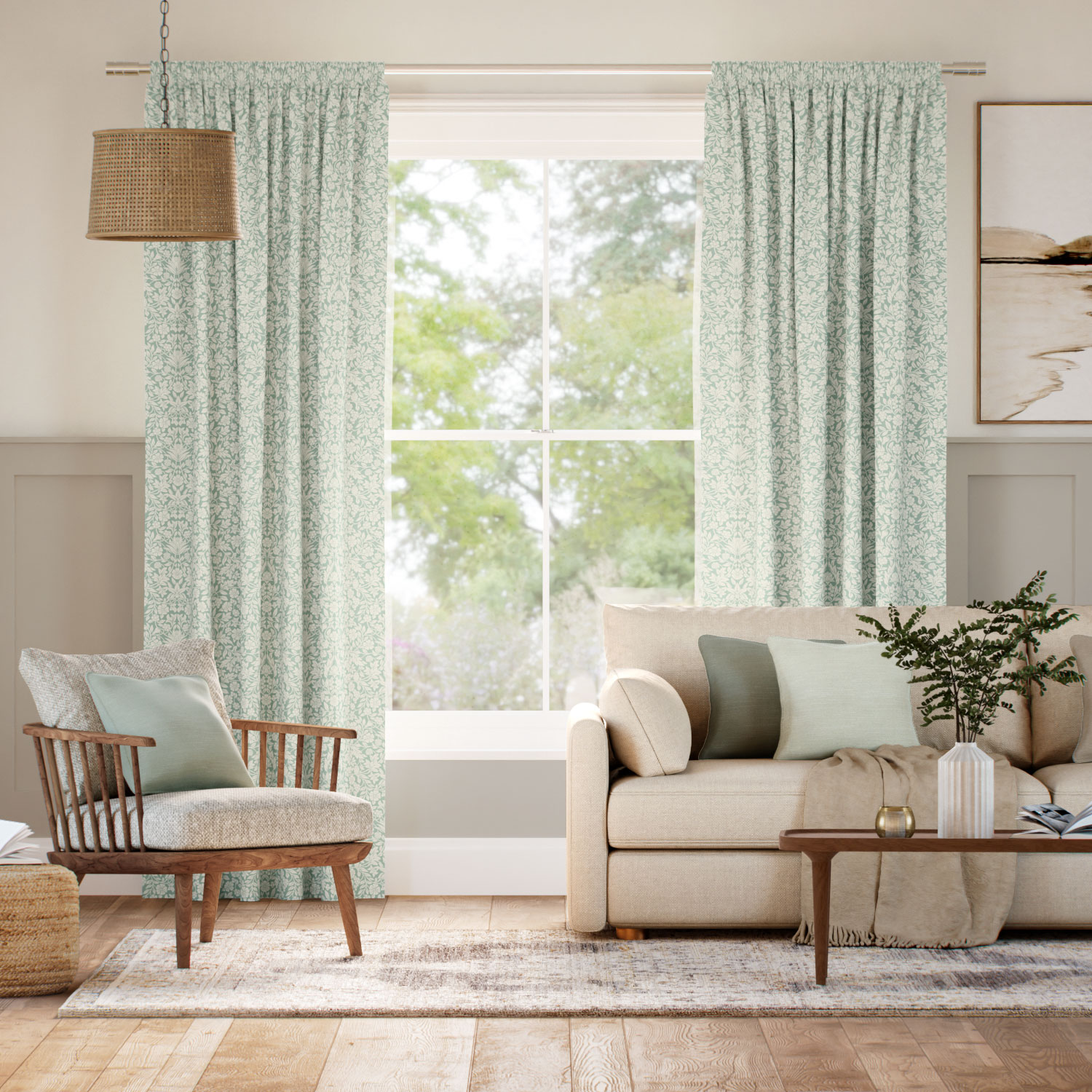 エレニ セージ カーテン