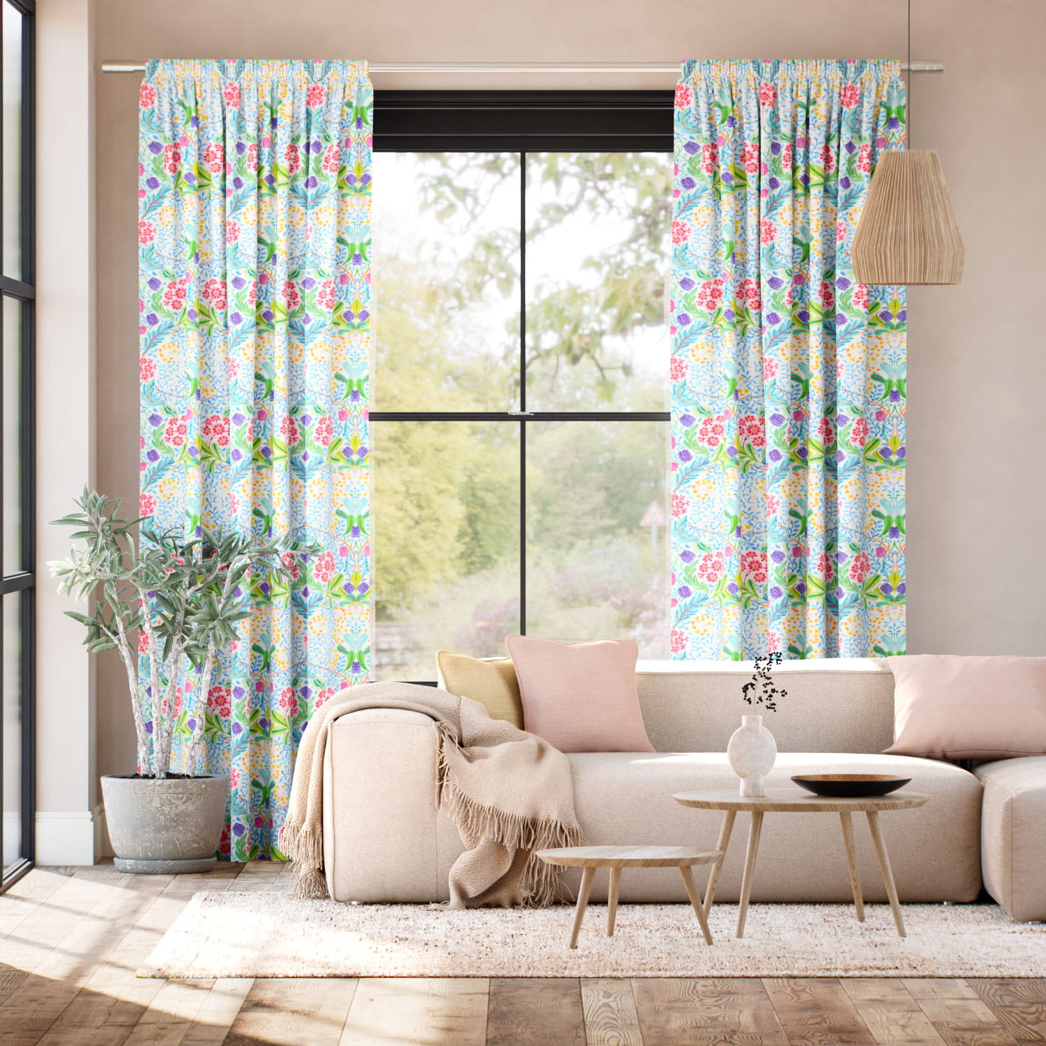 エルム・ハウス サマー・グリーン カーテン