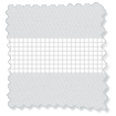 ゼブラ  遮光　フロストホワイト 調光ロールスクリーン サンプルの写真