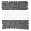 ゼブラ 遮光　ジンク 調光ロールスクリーン サンプルの写真